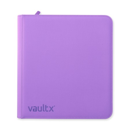 VaultX 12-Pocket Exo-Tec Zip Binder (Just Purple)