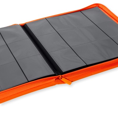 VaultX 12-Pocket Exo-Tec Zip Binder (Just Orange)