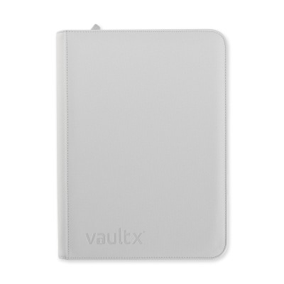 VaultX 9-Pocket Exo-Tec Zip Binder (White Edition)