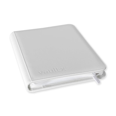 VaultX 9-Pocket Exo-Tec Zip Binder (White Edition)