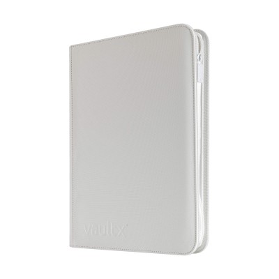 VaultX 9-Pocket Exo-Tec Zip Binder (White Edition)