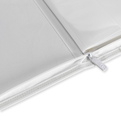 VaultX 9-Pocket Exo-Tec Zip Binder (White Edition)