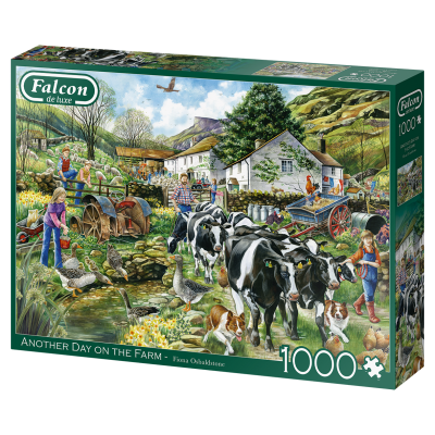 Falcon De Luxe: Another Day on the Farm - 1000 Piece Jigsaw Puzzle