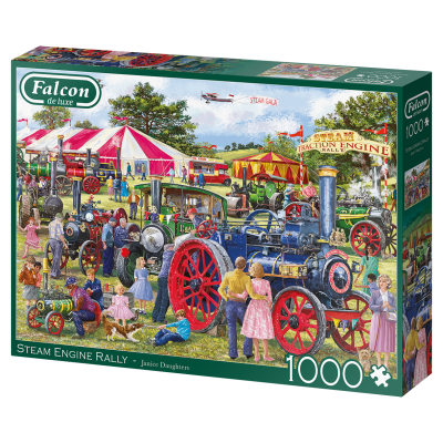 Falcon De Luxe: Steam Engine Rally - 1000 Piece Jigsaw Puzzle