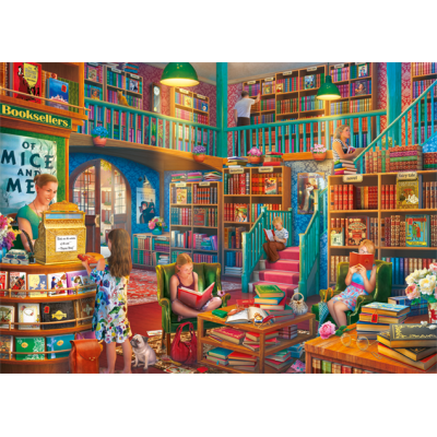 Falcon De Luxe: Afternoon At The Bookshop - 1000 Piece Jigsaw Puzzle