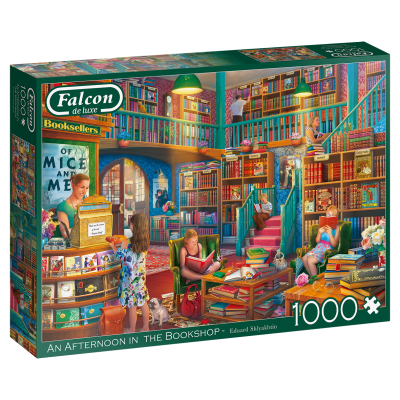 Falcon De Luxe: Afternoon At The Bookshop - 1000 Piece Jigsaw Puzzle