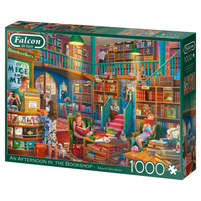 Falcon De Luxe: Afternoon At The Bookshop - 1000 Piece Jigsaw Puzzle